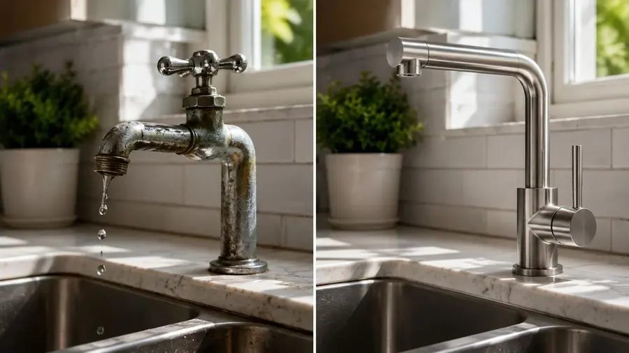 Tap replacement before and after, Hampton